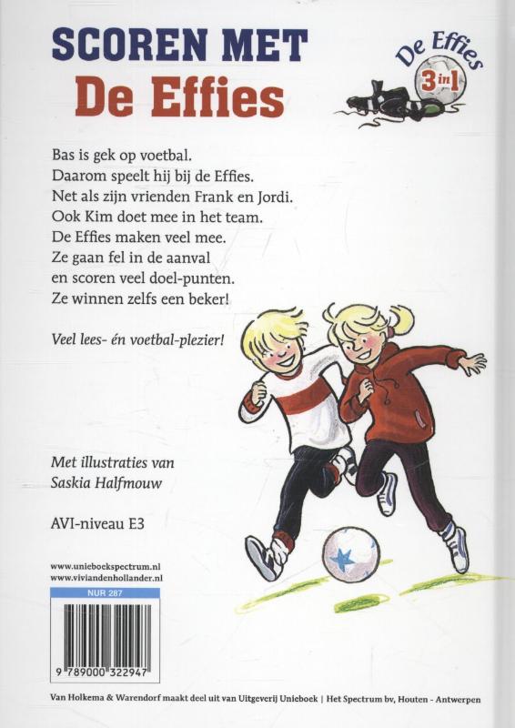 Achterkant van Scoren met De Effies