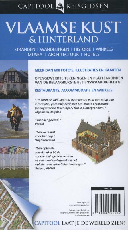 Achterkant van Vlaamse kust