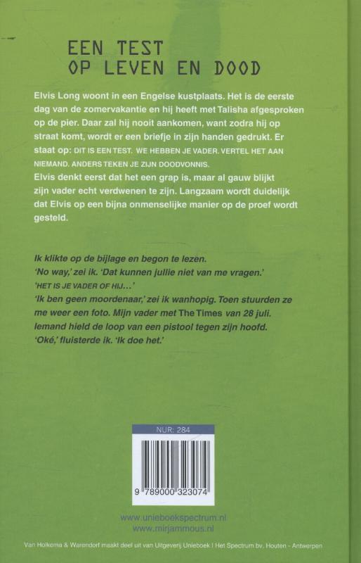 Achterkant van Test.
