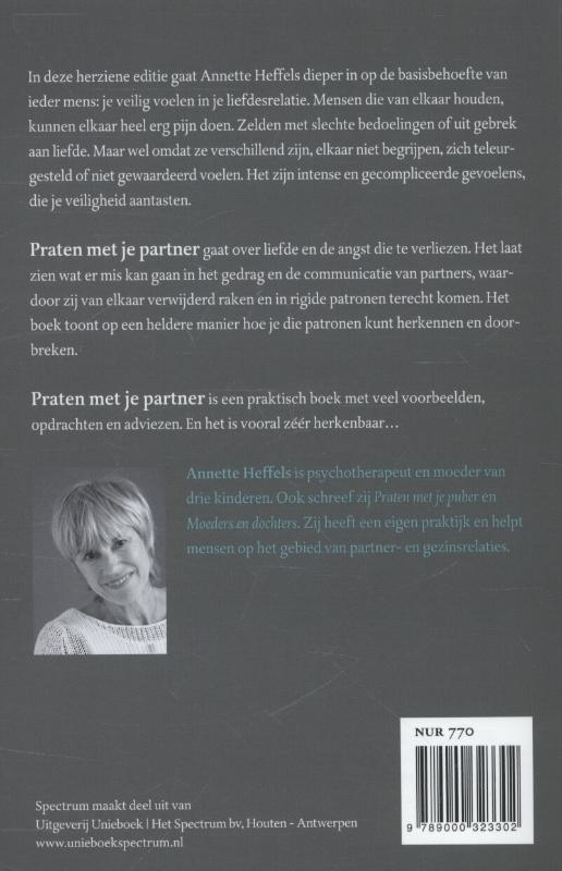 Achterkant van Praten met je partner