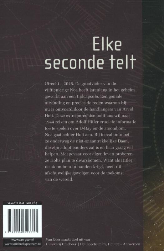 Achterkant van Elke seconde telt