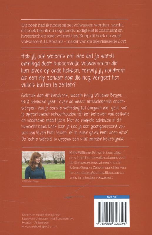Achterkant van Volwassen worden doe je zo!