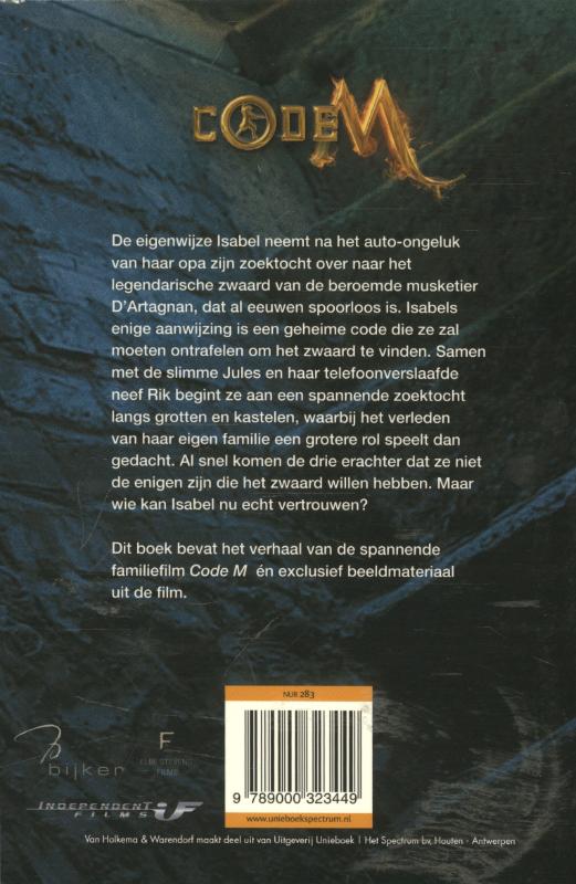 Achterkant van Code M