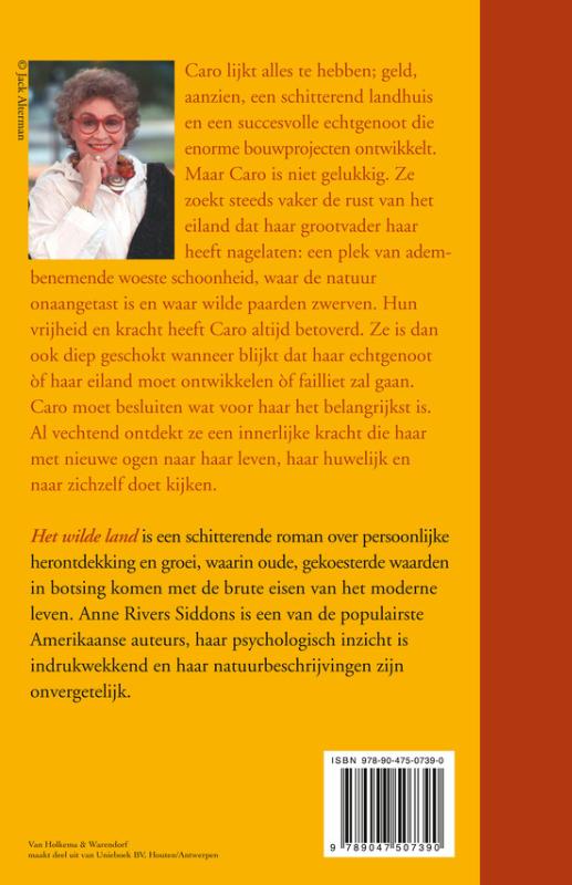 Achterkant van Het wilde land