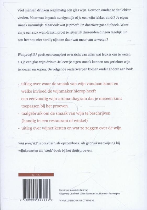 Achterkant van Wat proef ik?
