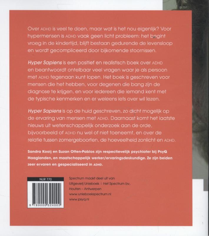 Achterkant van Hyper sapiens