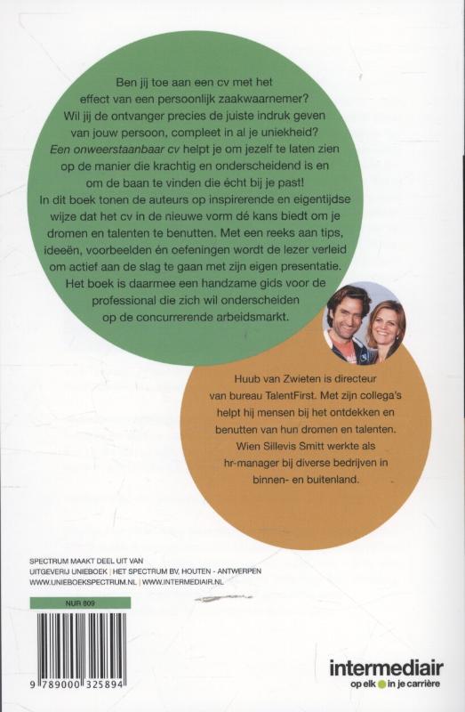 Achterkant van Een onweerstaanbaar cv