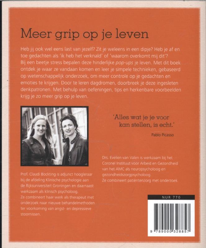 Achterkant van Tussen dip en droom