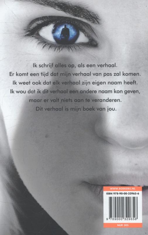 Achterkant van Mijn boek van jou