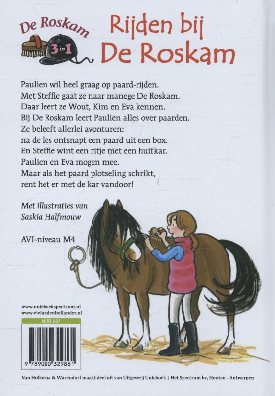 Achterkant van Rijden bij de roskam