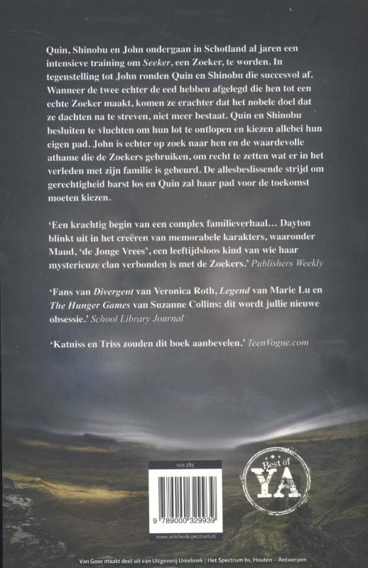 Achterkant van Seeker