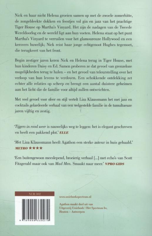Achterkant van Tijgers in rood weer