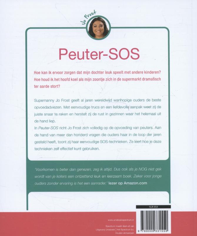 Achterkant van Peuter-SOS