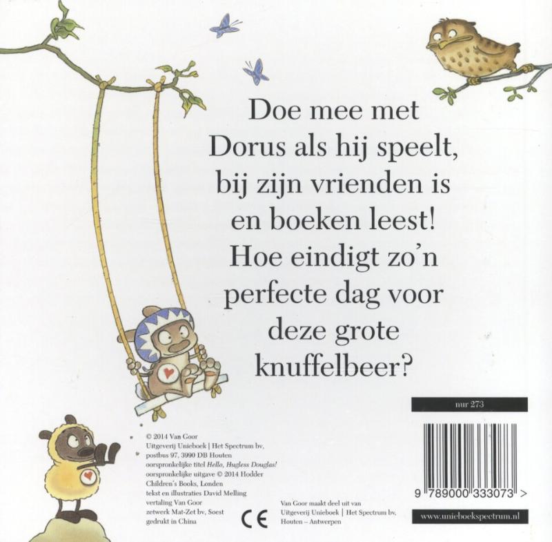 Achterkant van Hallo Dorus!