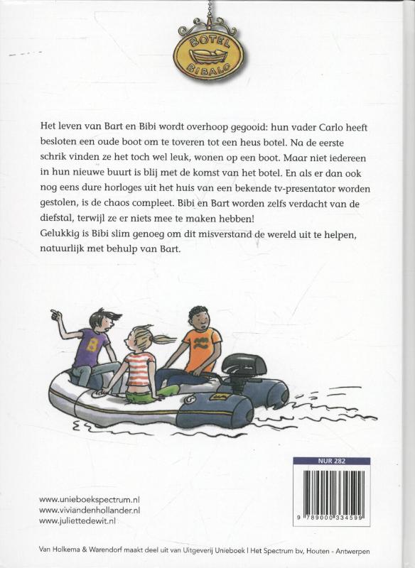 Achterkant van Een spetterend begin
