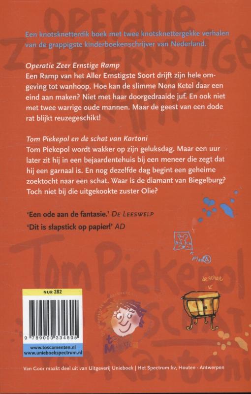 Achterkant van Knotsknettergek