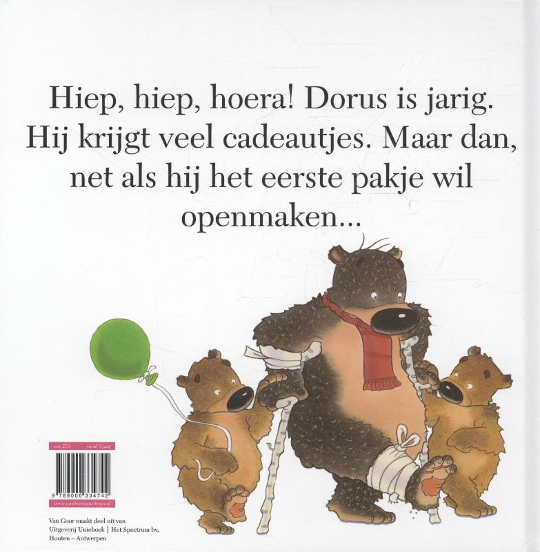 Achterkant van Hiep hiep hoera!