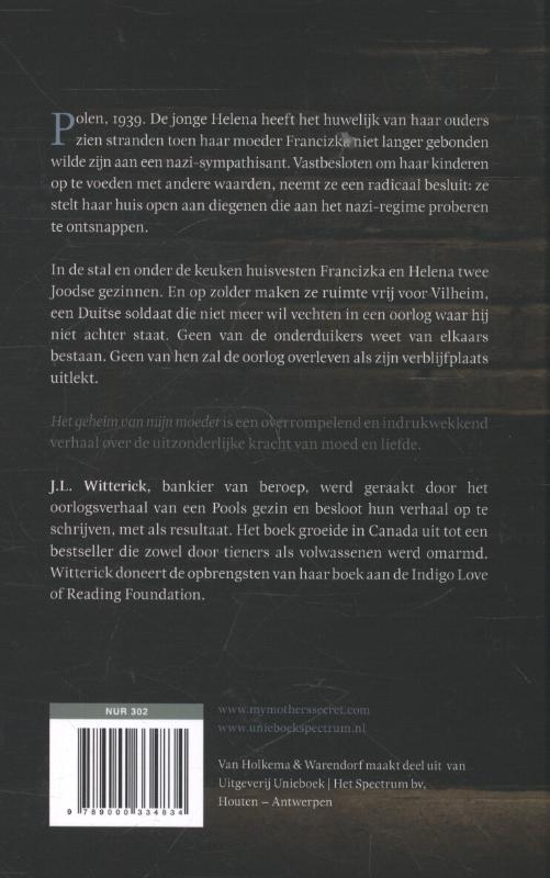 Achterkant van Het geheim van mijn moeder