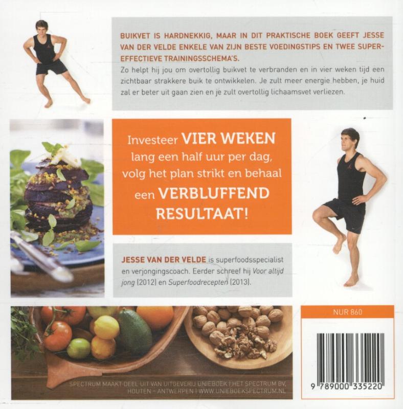 Achterkant van Een strakke buik in 4 weken
