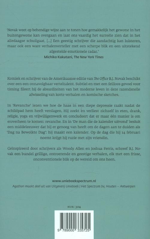 Achterkant van Onverzameld werk