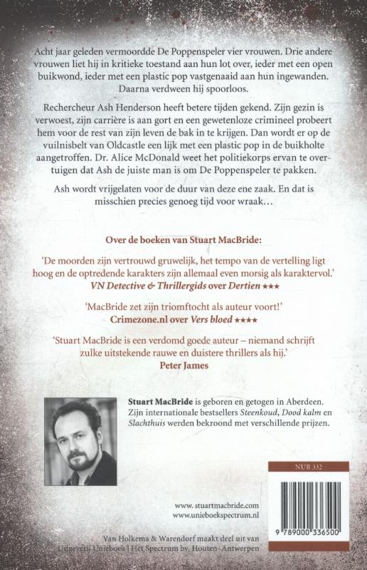 Achterkant van De poppenspeler