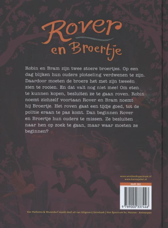 Achterkant van Rover en broertje