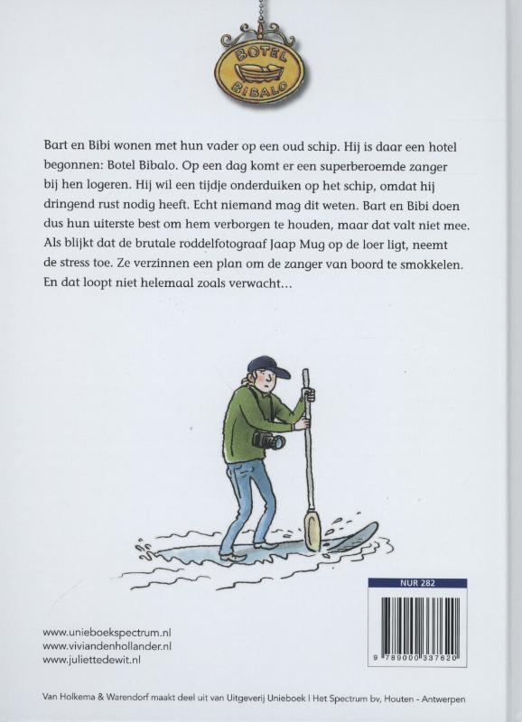 Achterkant van Een spannende ontsnapping