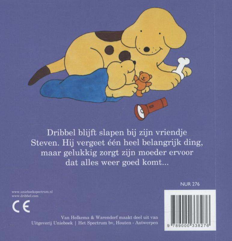 Achterkant van Dribbel gaat logeren