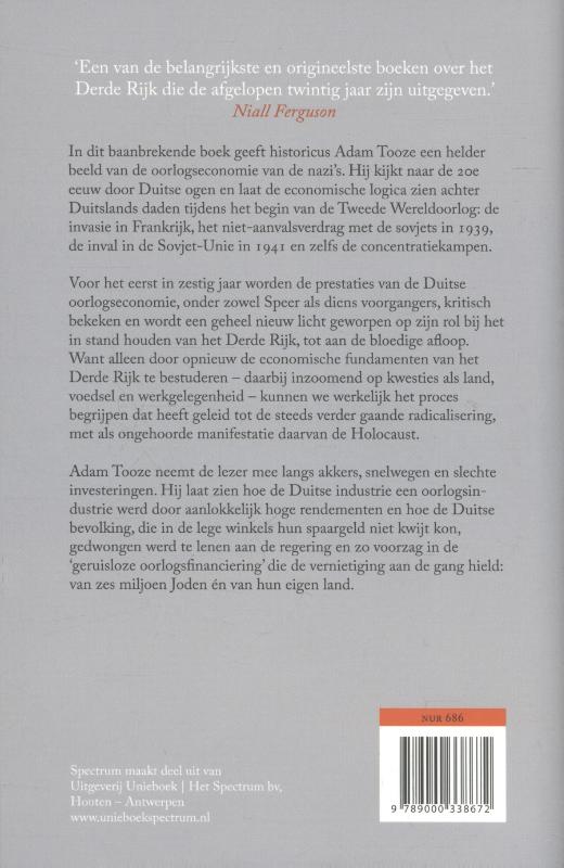 Achterkant van Economie van de vernietiging