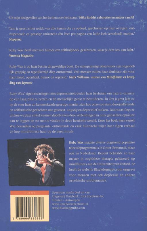Achterkant van Tem je geest