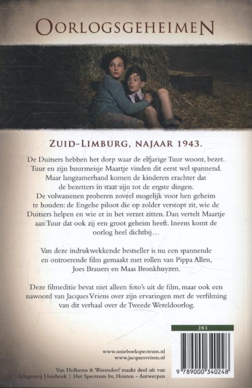 Achterkant van Oorlogsgeheimen