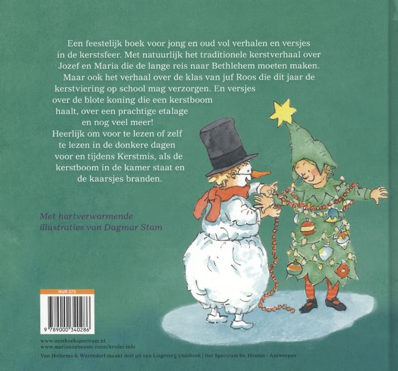 Achterkant van Het vrolijke kerst voorleesboek