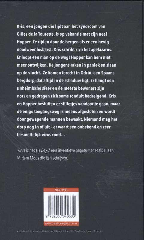 Achterkant van Virus
