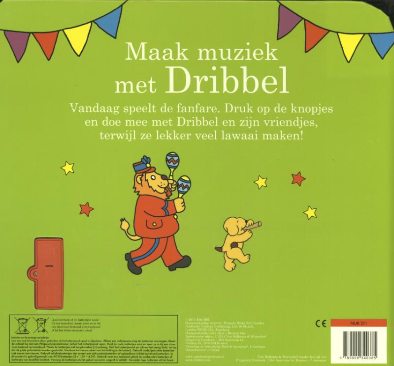 Achterkant van Maak muziek met Dribbel