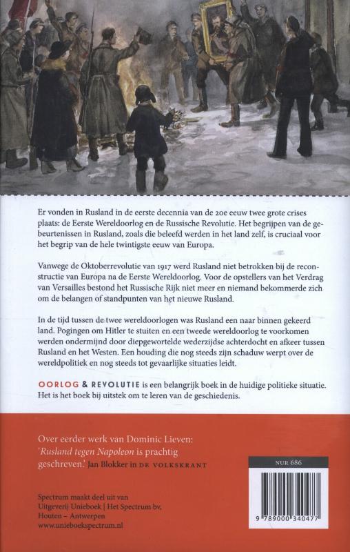 Achterkant van Oorlog & revolutie