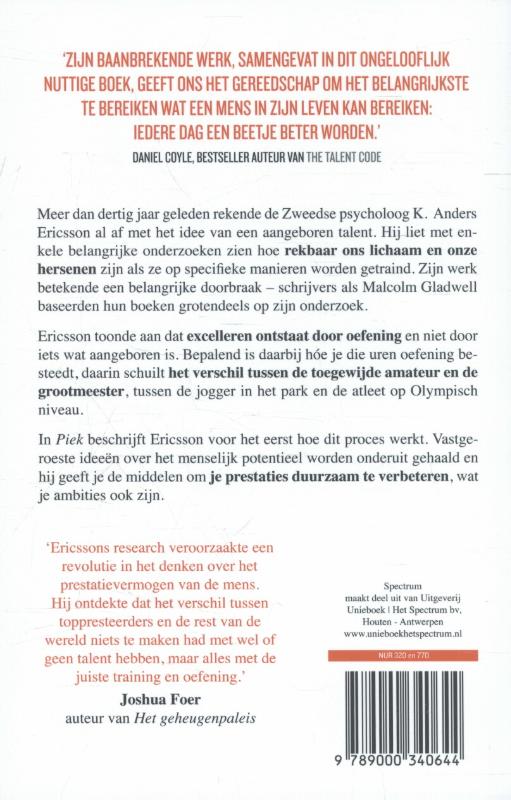 Achterkant van Piek