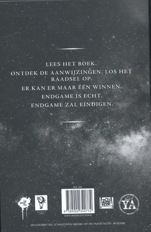 Achterkant van Endgame 3 - De ontknoping