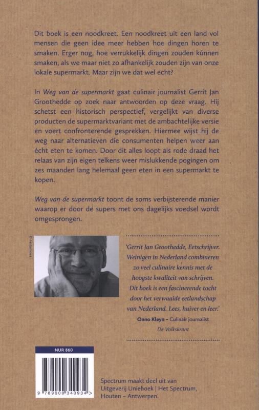 Achterkant van Weg van de supermarkt
