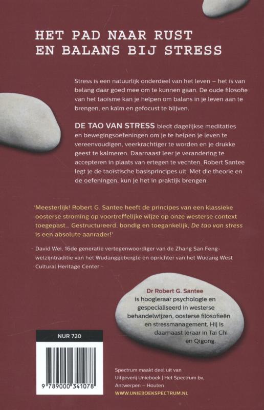 Achterkant van De tao van stress