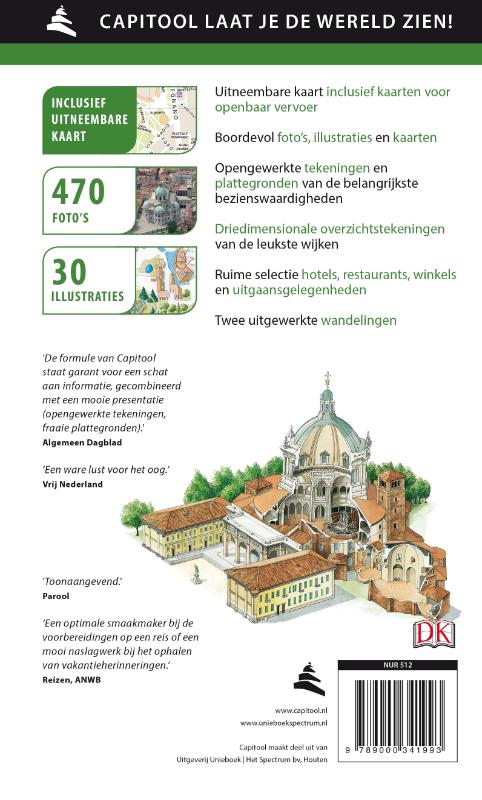 Achterkant van Milaan & de meren