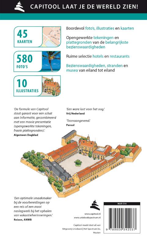 Achterkant van Nederlandse Antillen