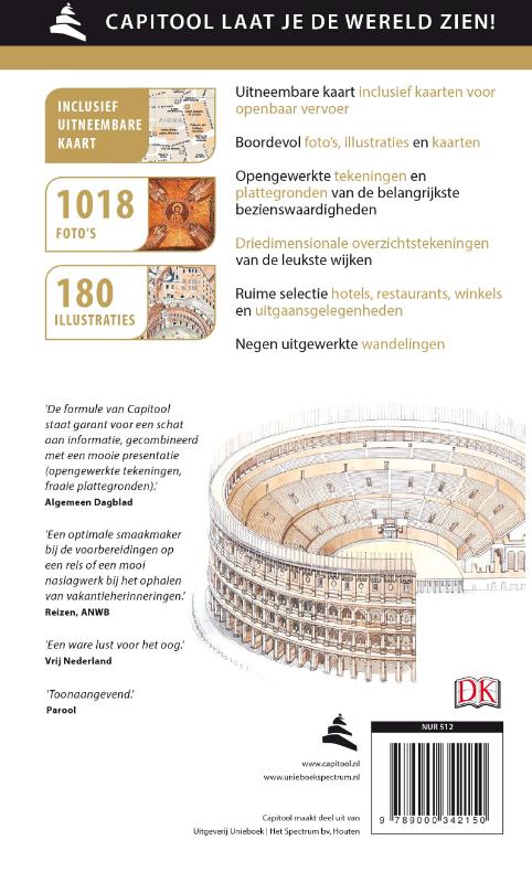Achterkant van Rome