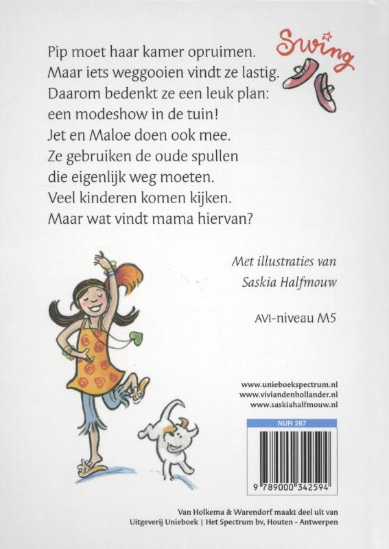 Achterkant van Applaus voor Pip
