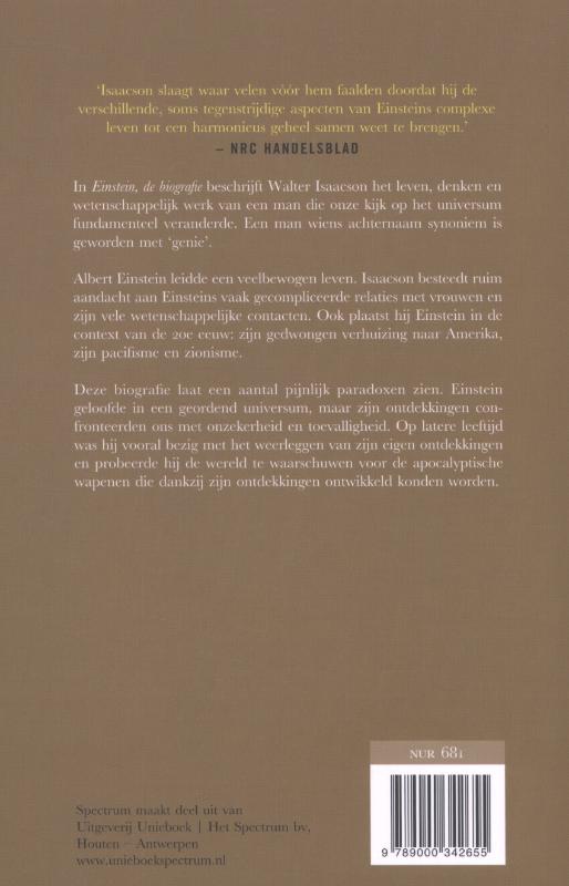 Achterkant van Einstein