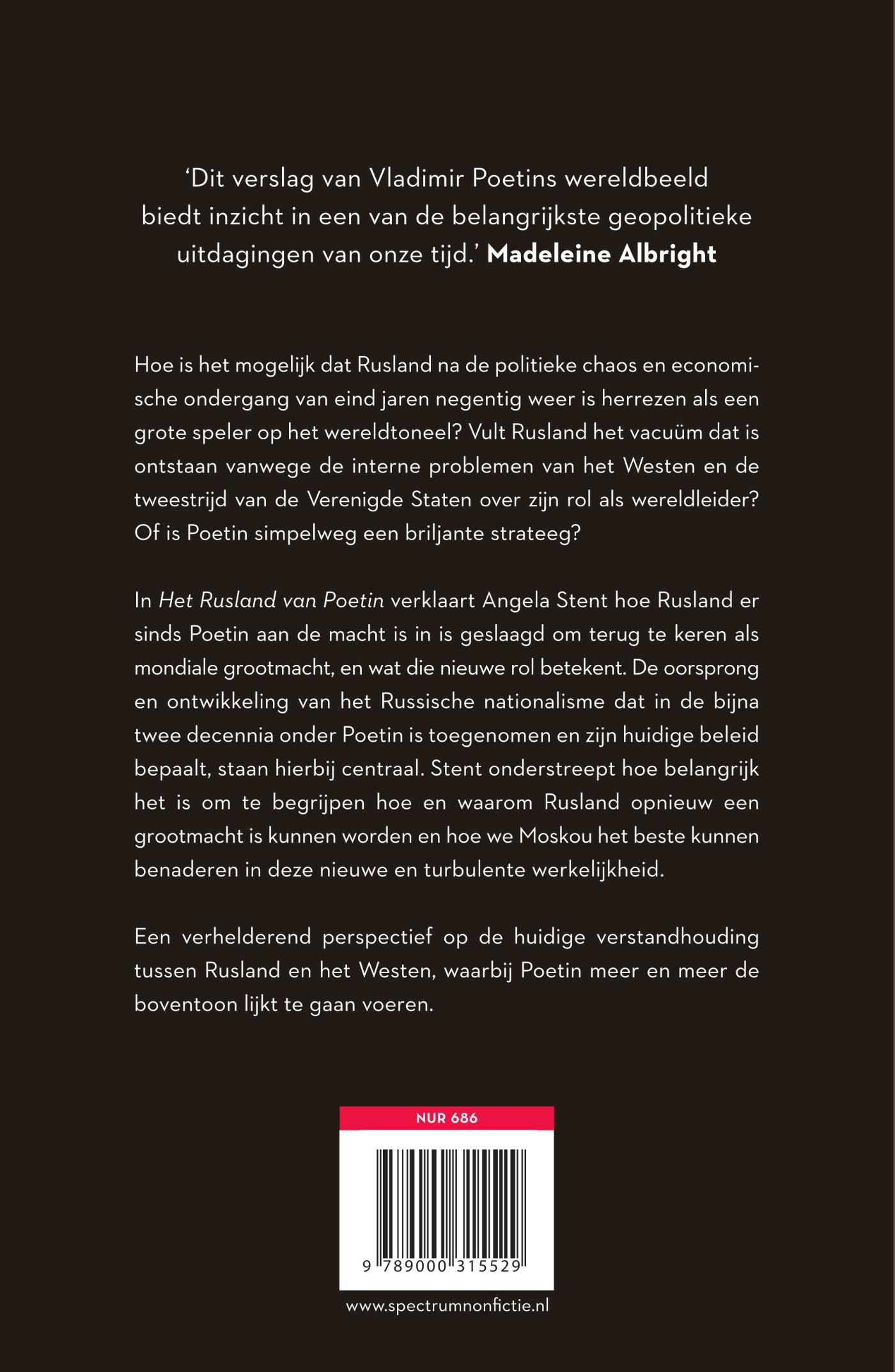 Achterkant van Het Rusland van Poetin