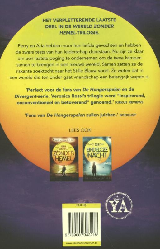 Achterkant van Het stille blauw