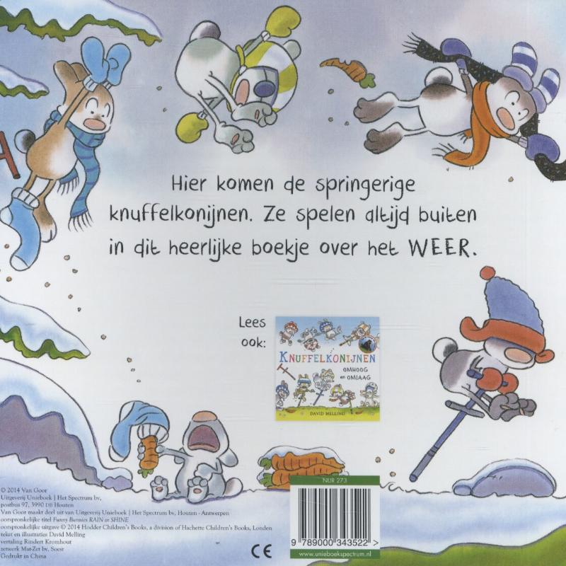Achterkant van Regen of zonneschijn