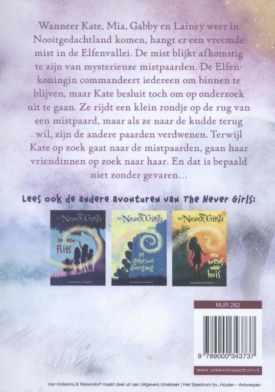Achterkant van De magische mist