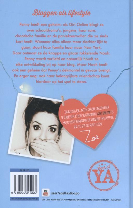 Achterkant van Girl online