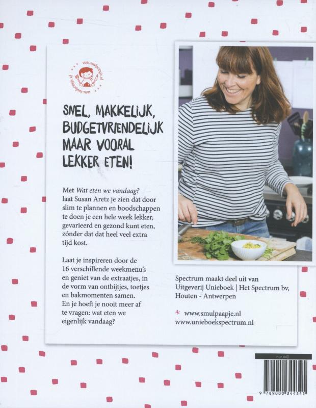 Achterkant van Wat eten we vandaag?